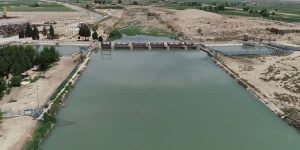 رهاسازی آب به سمت تالاب بین‌المللی گاوخونی اصفهان