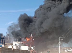 آتش&zwnj;سوزی&zwnj; در مخازن پالایشگاه هیدروکربن &zwnj;بیرجند