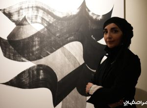 نمایشگاه خوشنویسی در گالری شلمان در کالیفرنیا